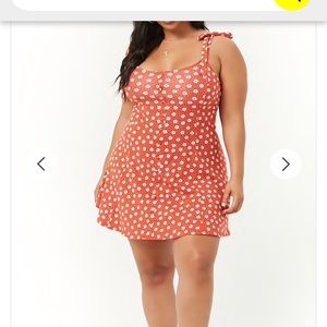 Forever 21 Plus fit and flare floral dress